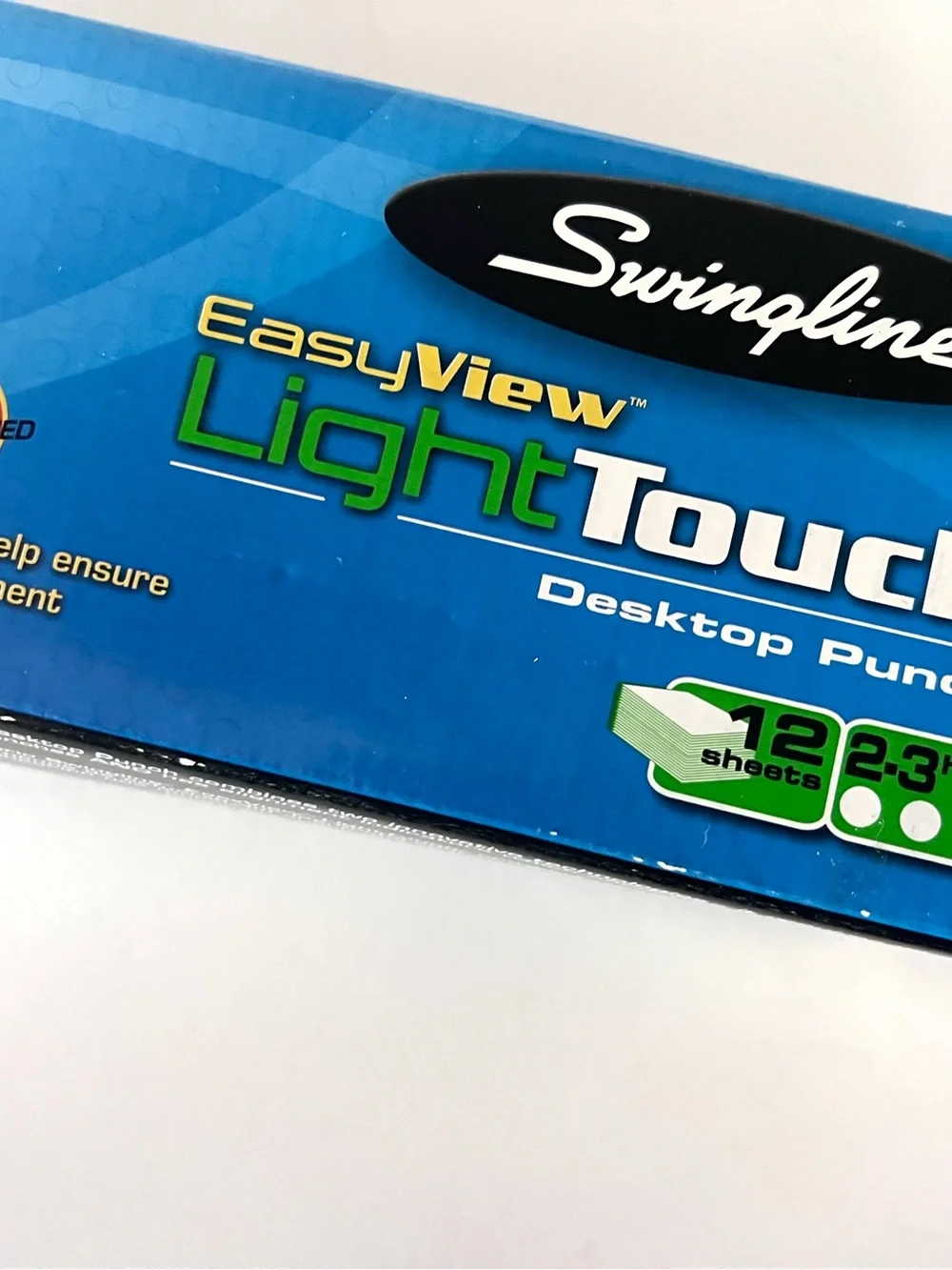 Swingline EasyView LightTouch Desktop Hole Punch NIB